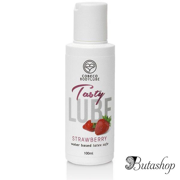 Интимная смазка со вкусом клубники CBL Tasty Lube Strawberry 100ml - www.butashop.com