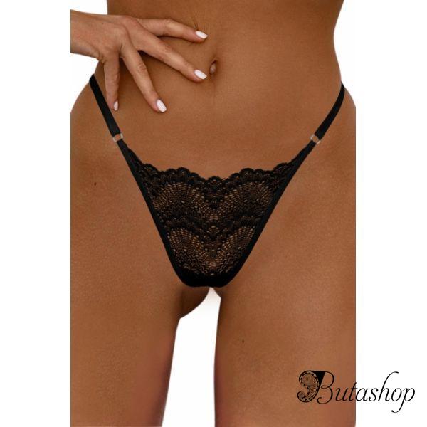 Black Watch The Back Lace Panty - www.butashop.com