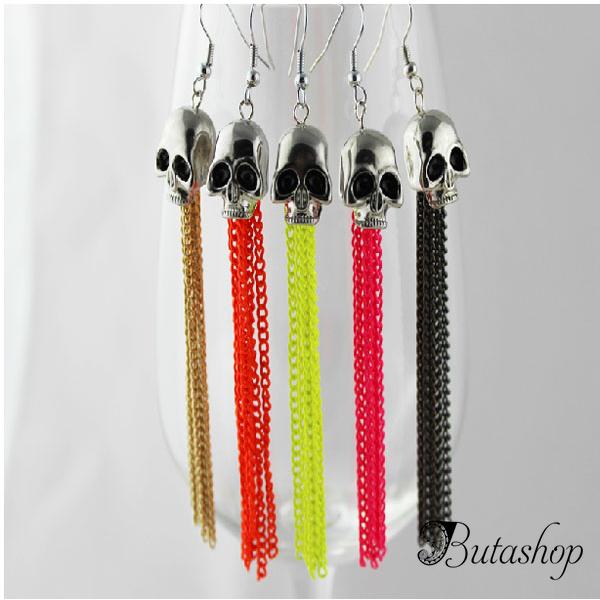 РАСПРОДАЖА! Длинные серьги с висюльками - www.butashop.com
