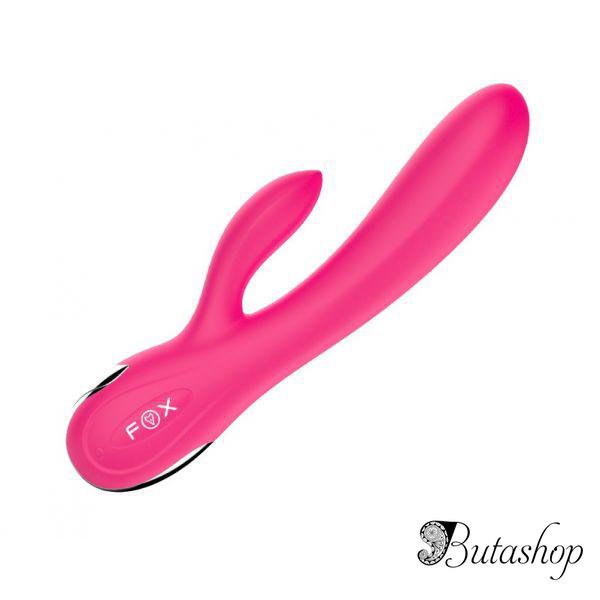 Вибратор с клиторальным отростком FOX - www.butashop.com