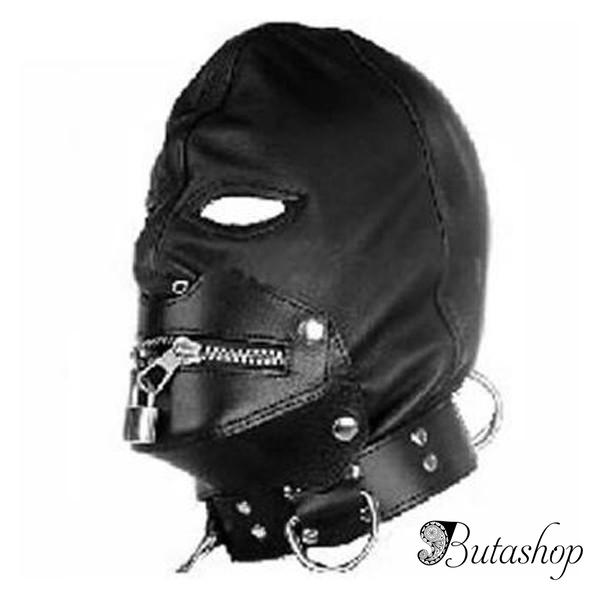 Готический кожаный намордник. - www.butashop.com