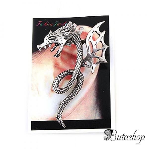 РАСПРОДАЖА! Серьги - Дракон - www.butashop.com