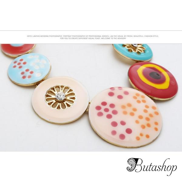 РАСПРОДАЖА! Набор из ожерелья и серьг - Иллюзия - www.butashop.com