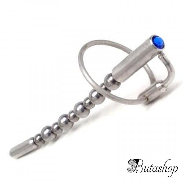 Катетер с камушком Jewel Head Ring Penis Plug - www.butashop.com