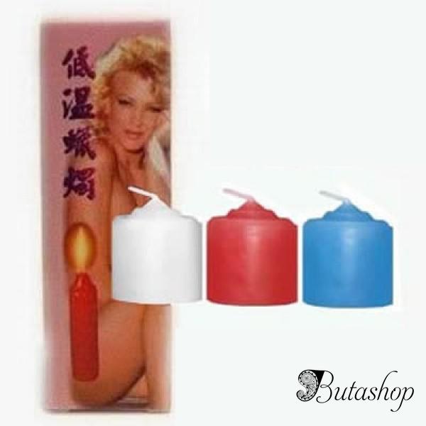 Чувственные свечи - 3 шт - www.butashop.com