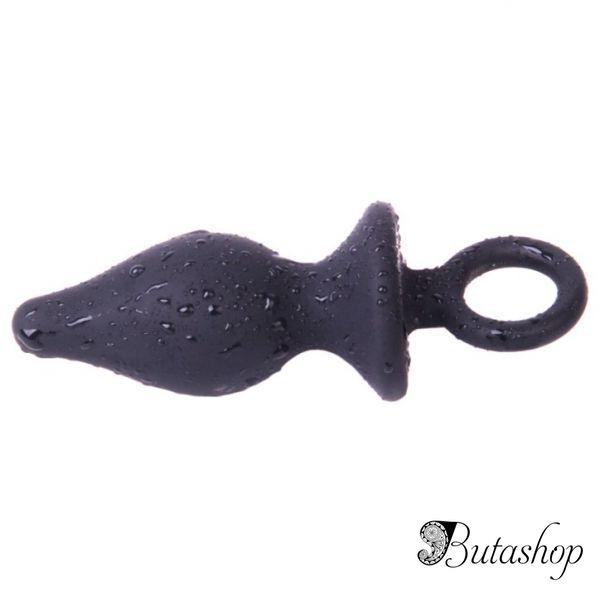 Силиконовая анальная втулка Pull Ring - S - www.butashop.com