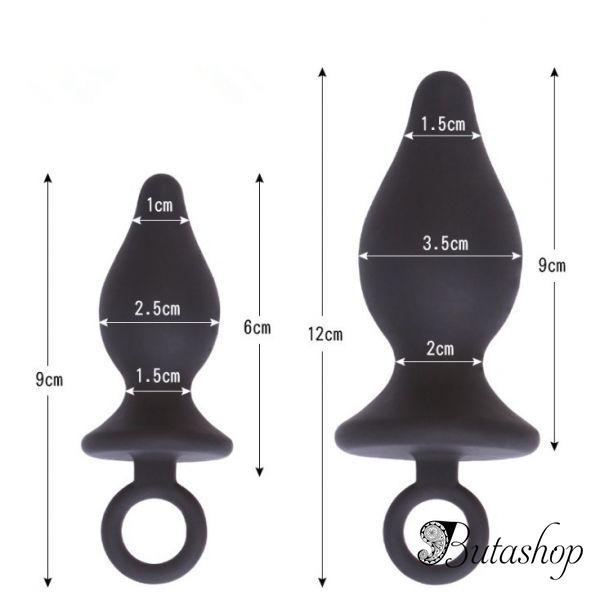 Силиконовая анальная втулка Pull Ring - S - www.butashop.com