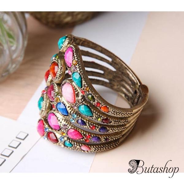 РАСПРОДАЖА! Широкий ретро-браслет - www.butashop.com