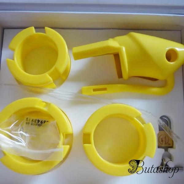 Желтое силиконовое устройство верности - www.butashop.com