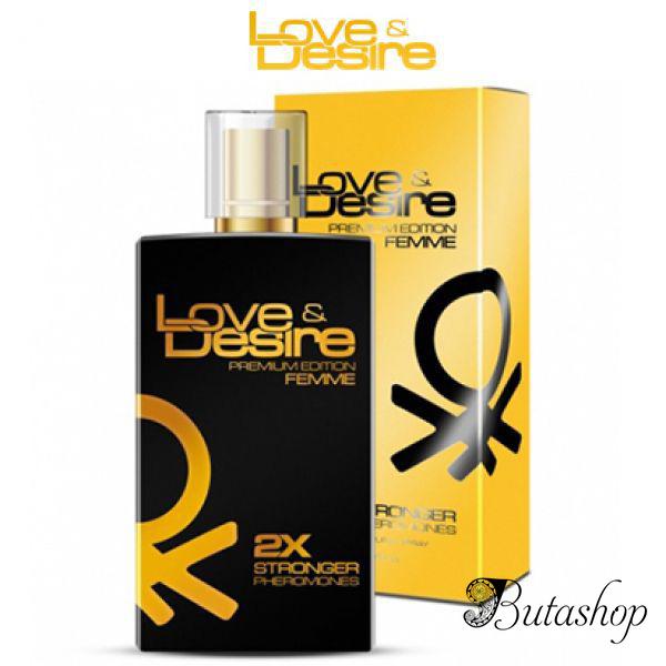 Феромоны для женщин Love&Desire Gold woman - 100ml - www.butashop.com