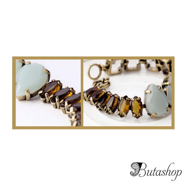 РАСПРОДАЖА! Цветной браслет с камнями - www.butashop.com