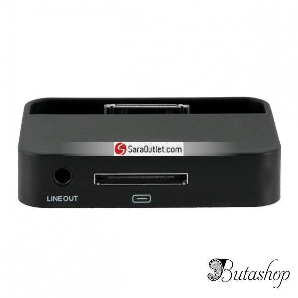 РАСПРОДАЖА! High-grade Compact Mobile Power Charge Station Dock for iPhone/iPod (Black) - www.butashop.com