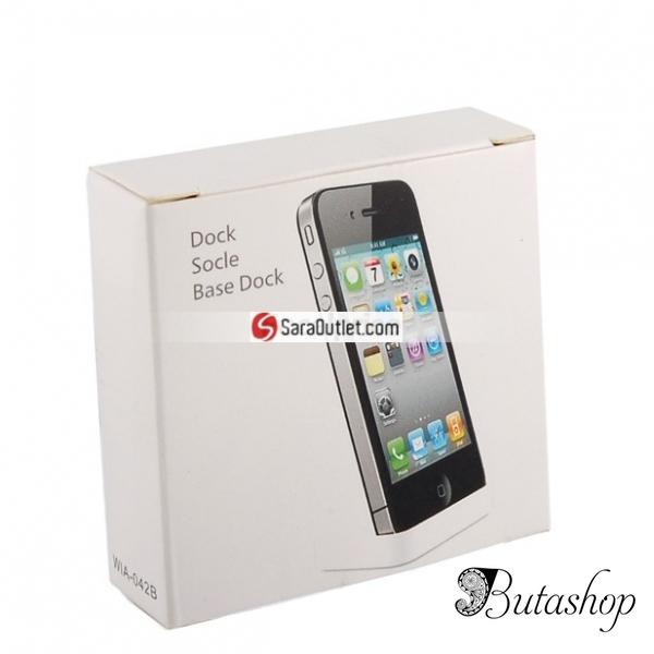 РАСПРОДАЖА! High-grade Compact Mobile Power Charge Station Dock for iPhone/iPod (Black) - www.butashop.com