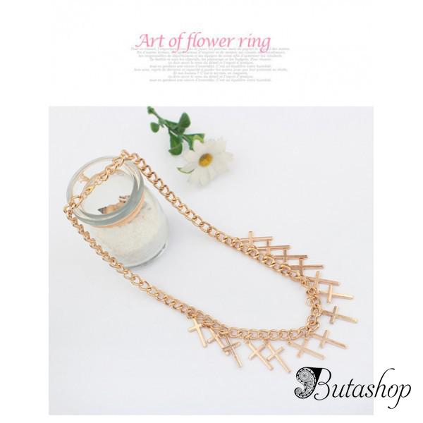 РАСПРОДАЖА! Ожерелье с крестиками - www.butashop.com