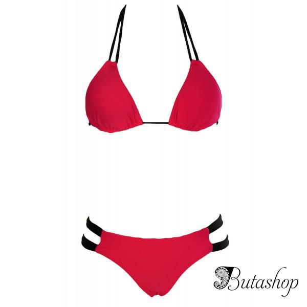 Женский раздельный купальник с бантиком - www.butashop.com
