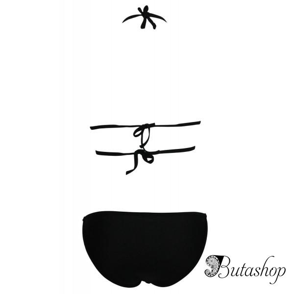 Шикарный однотонный купальник - www.butashop.com