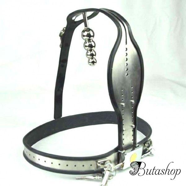 Премиум пояс верности с анальной пробкой - www.butashop.com