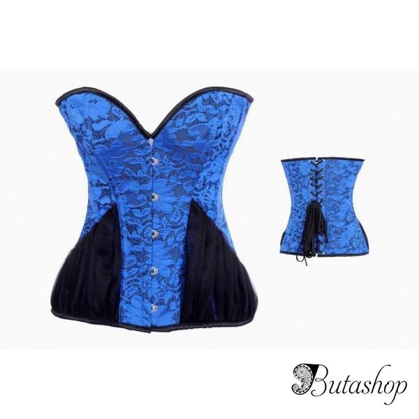 Кружевной корсет с черными вставками - www.butashop.com