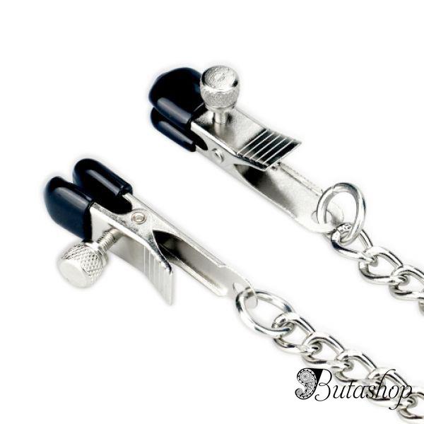 Дышащий кляп с зажимами для сосков - www.butashop.com