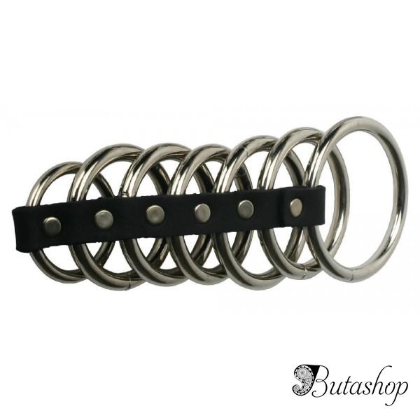 Металлический фиксатор на пенис прозрачный - www.butashop.com