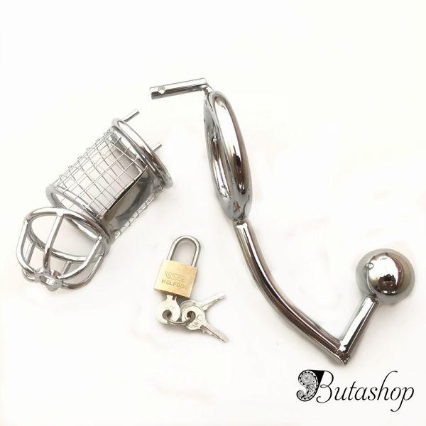 Мужская металическая клетка Ланселота с крючком - www.butashop.com