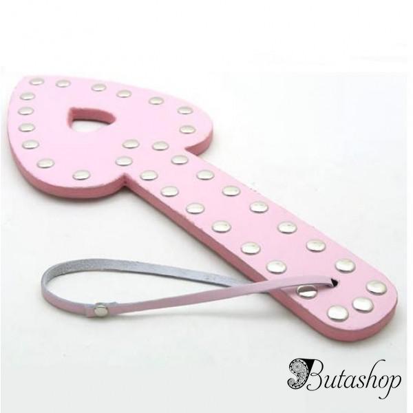 Розовая шлепалка в форме сердца - www.butashop.com