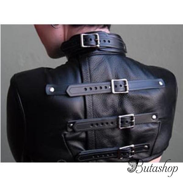 Черная смирительная рубашка-болеро - www.butashop.com