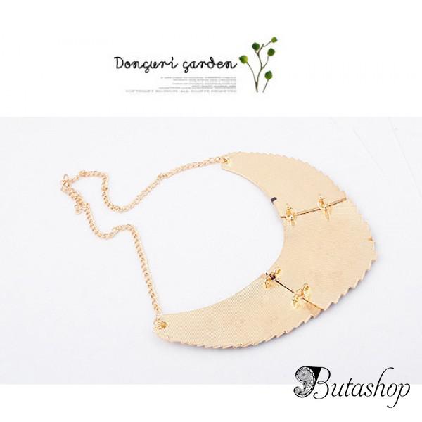 РАСПРОДАЖА! Объемное цельное ожерелье - www.butashop.com