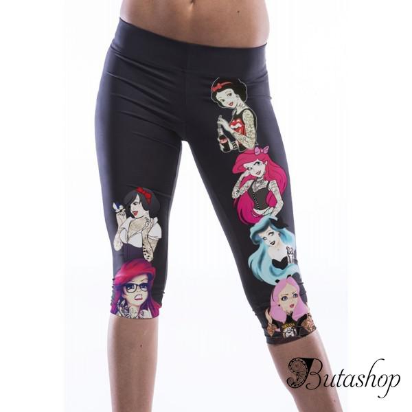 Леггинсы короткие для спорта - www.butashop.com