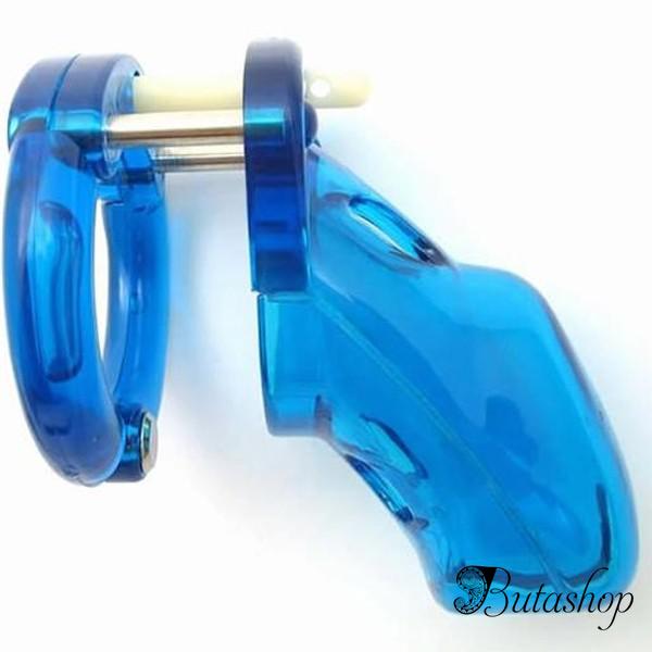 Синее мужское устройство целомудрия CB-3000 - www.butashop.com