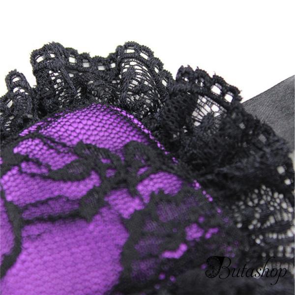 Ажурная маска синяя - www.butashop.com