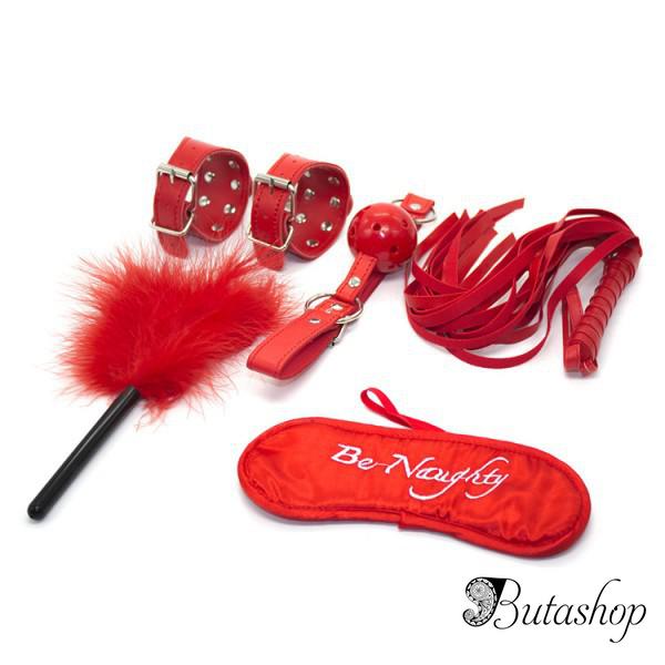 Бондажный набор красный - www.butashop.com