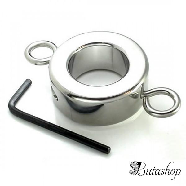 Стальной утяжелитель мошонки - средний размер - www.butashop.com