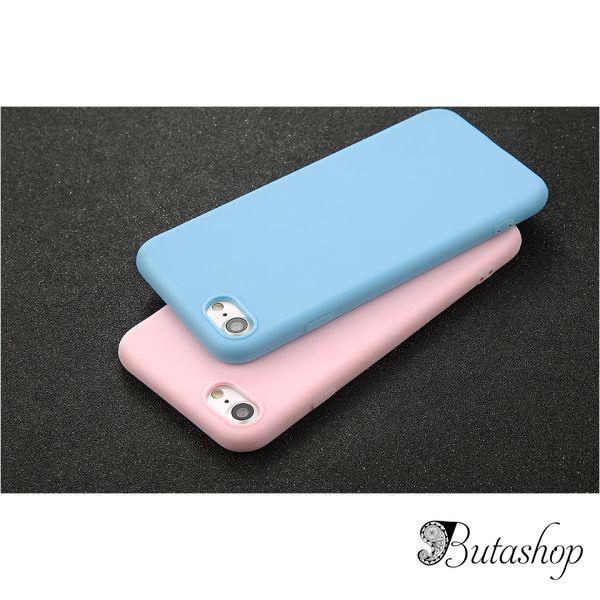 РАСПРОДАЖА! Чехол для Iphone 7| Iphone 8 | голубой - www.butashop.com