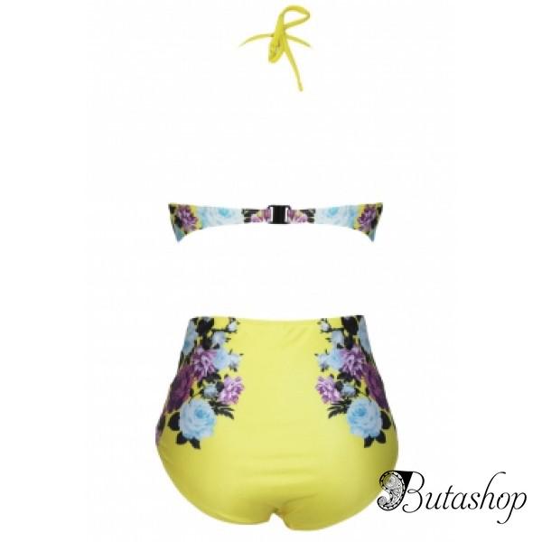 Купальник с цветочным принтом - www.butashop.com