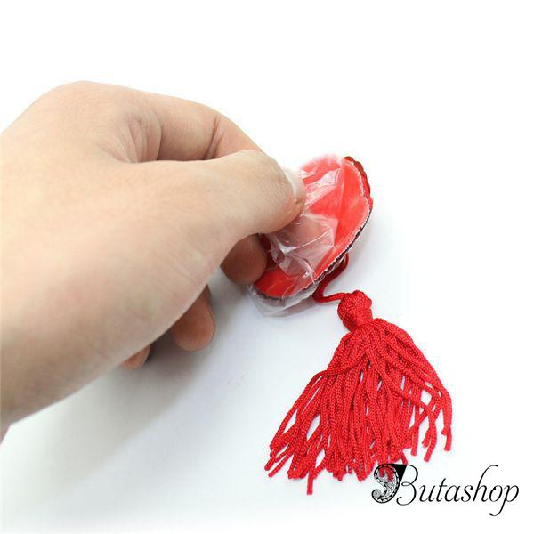 Красные стикини на соски с паетками - www.butashop.com