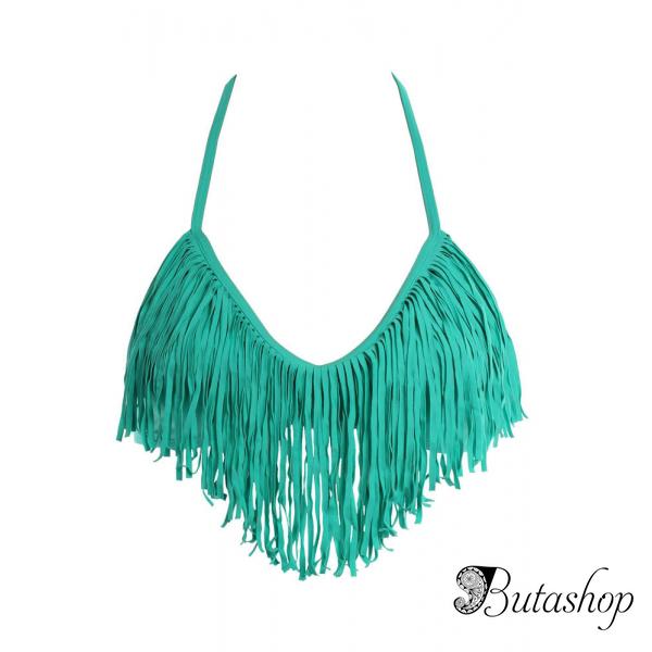 Очаровательный купальник бирюзовый - www.butashop.com