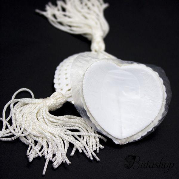Стильные белые стикини с паетками - www.butashop.com