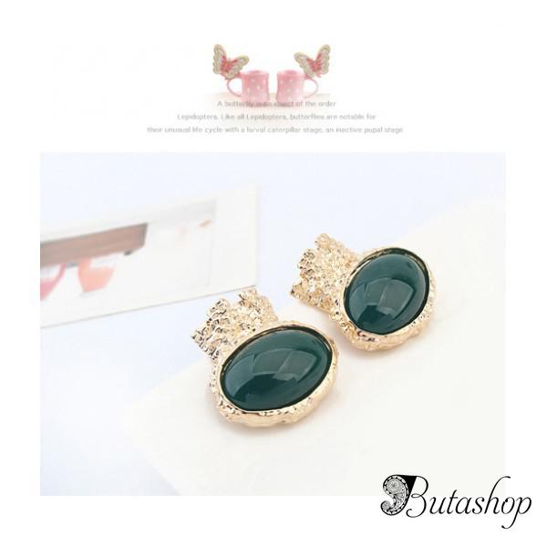 РАСПРОДАЖА! Элегантные серьги овальной формы - www.butashop.com