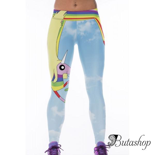 Леггинсы с милым 3D принтом Небо - www.butashop.com