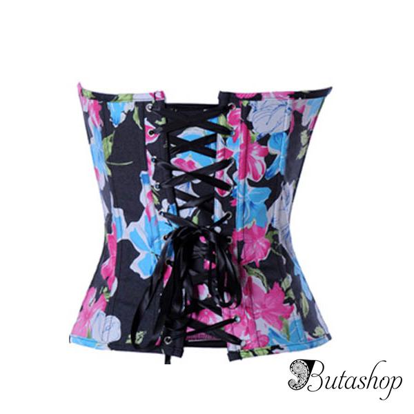 Сексапильный корсет с цветочным принтом - www.butashop.com