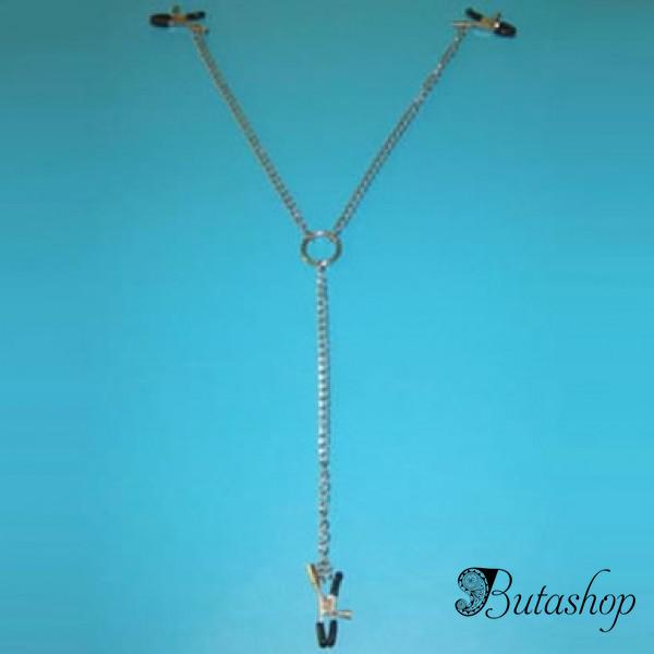 Металлические тройные зажимы для сосков - www.butashop.com