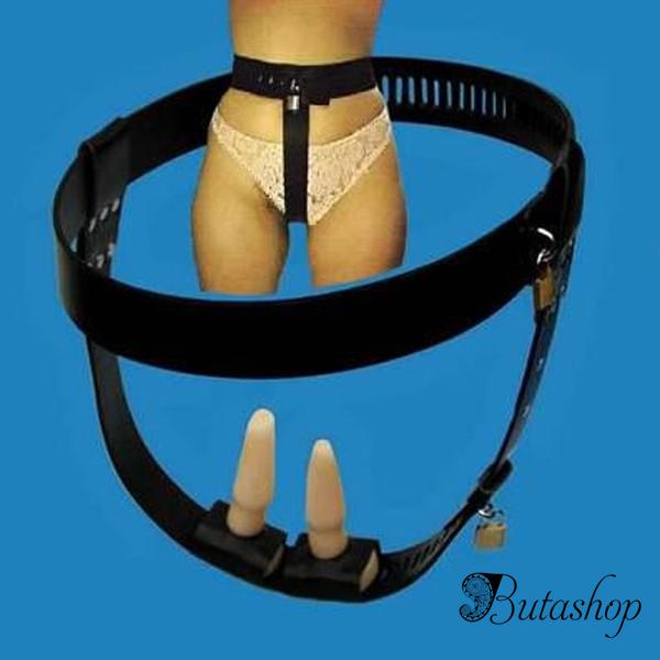 Черный женский пояс верности - www.butashop.com