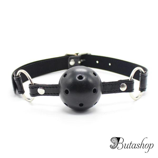 Классический кляп с пластиковым шаром - www.butashop.com