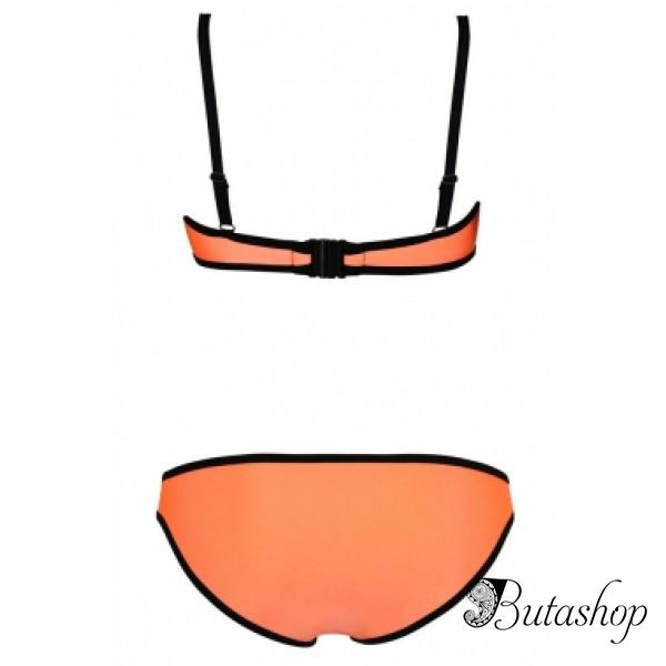 Нежное контрастное бикини - www.butashop.com