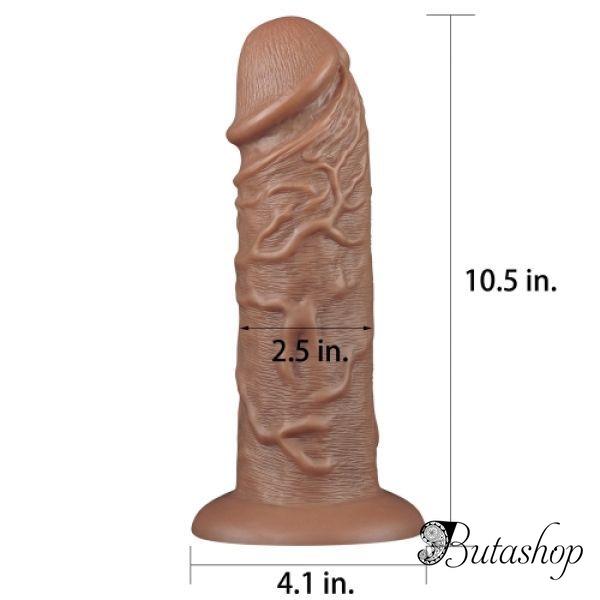 10.5 Realistic Chubby Dildo - www.butashop.com