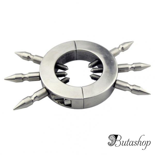 Круглый фиксатор с 6 съемными шипами из нержавеющей стали - www.butashop.com