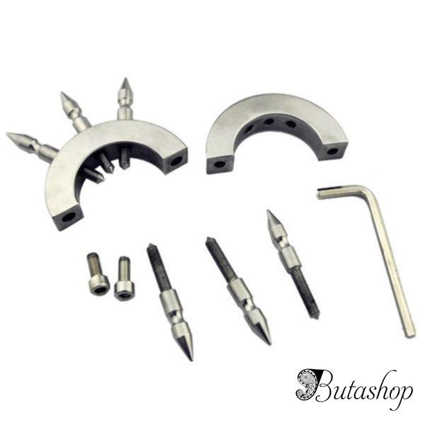 Круглый фиксатор с 6 съемными шипами из нержавеющей стали - www.butashop.com