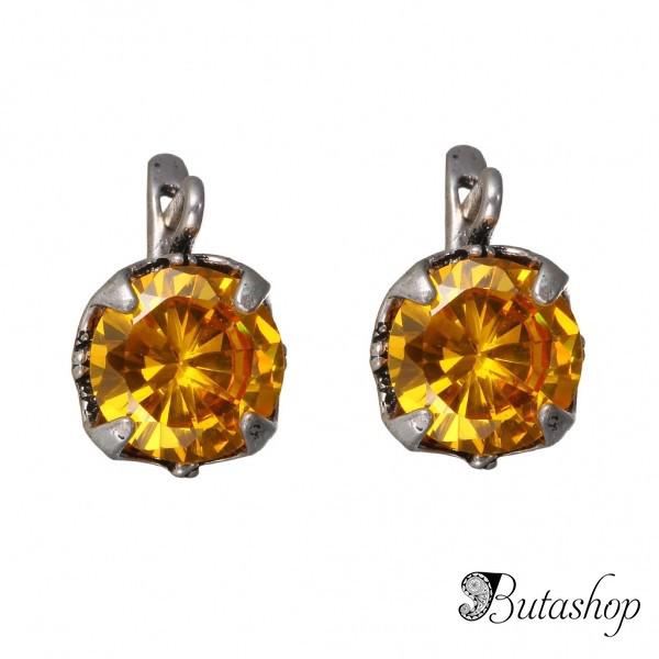 РАСПРОДАЖА! Серьги с большими камнями - www.butashop.com