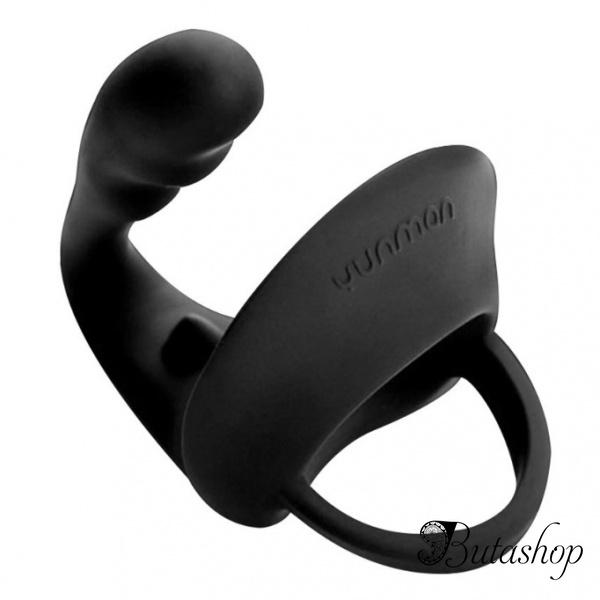 Силиконовый массажер для простаты Perineum с анальной пробкой - www.butashop.com